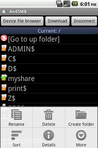 AndSMB (samba client) for Android
