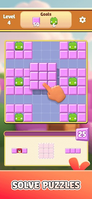 Angry Birds Block Quest là trò chơi xếp gạch thú vị