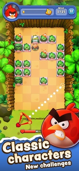 Chơi với các nhân vật trong IP Angry Birds cổ điển