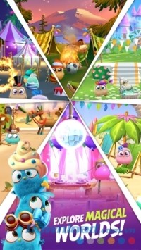 Khám phá thế giới ma thuật Angry Birds Match cho Android
