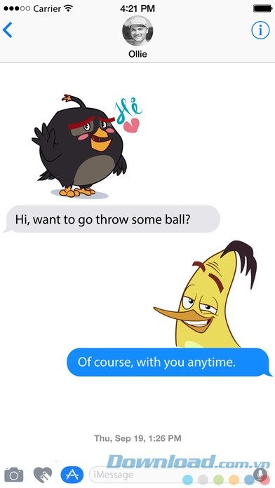 Trò chuyện vui trên iMessage