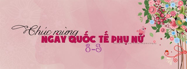 Ảnh bìa Facebook cho ngày 8/3 đẹp nhất