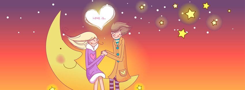 Ảnh bìa Valentine dễ thương cho Facebook