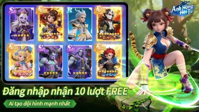 Đăng nhập nhận 10 lượt Free, AI tạo đội hình mạnh nhất