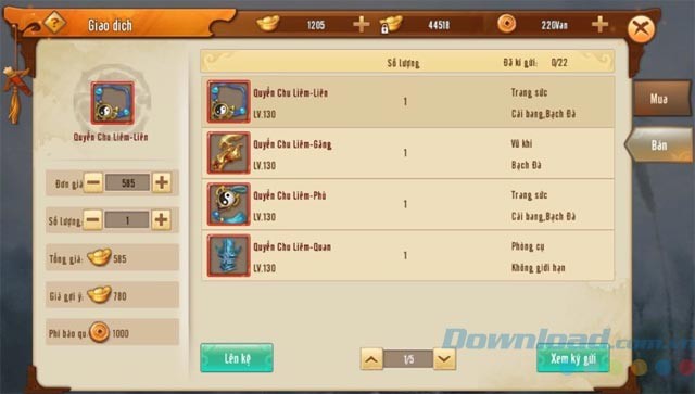 Hệ thống giao dịch