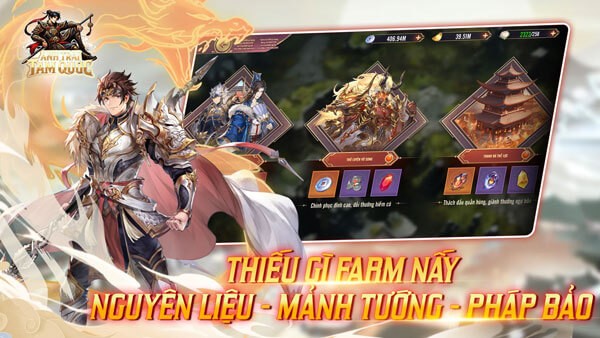 Thiếu gì Farm nấy - Nguyên liệu, mảnh tướng, pháp bảo