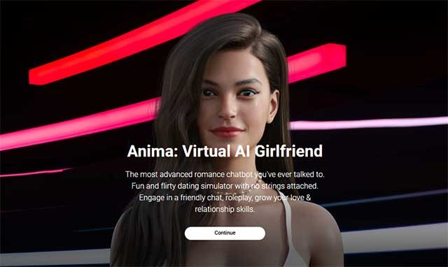 Trò chuyện với bạn gái ảo trong Anima: AI Girlfriend