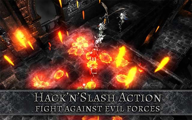 Chiến đấu chống lại lực lượng ác quỷ trong game AnimA ARPG cho Android