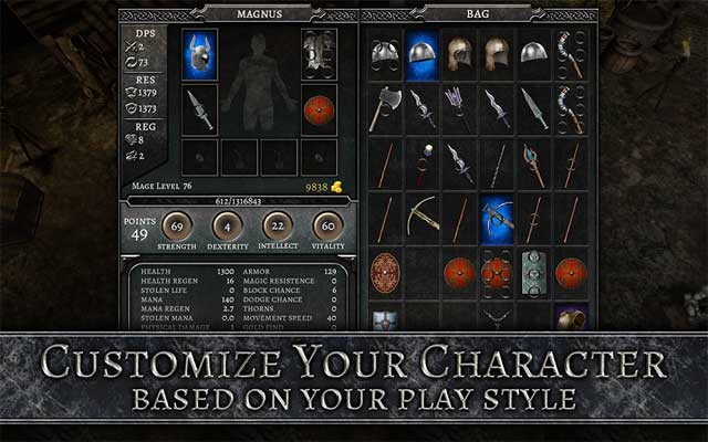 Tùy chỉnh nhân vật theo phong cách chơi của bạn