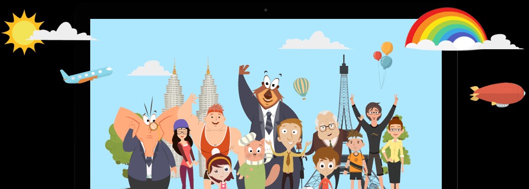 Animaker có kho hiệu ứng đồ họa hoạt hình lớn nhất