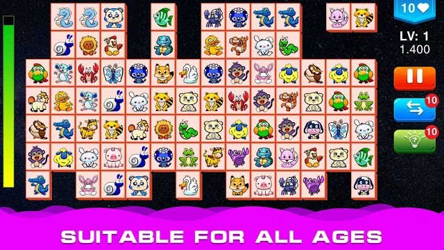 Các màn đố có 3 mức độ khó, phù hợp với mọi đối tượng, mọi độ tuổi