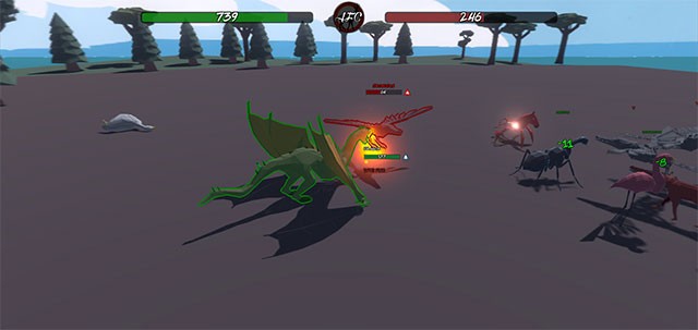 Quăng mình vào đấu trường quái thú sôi động