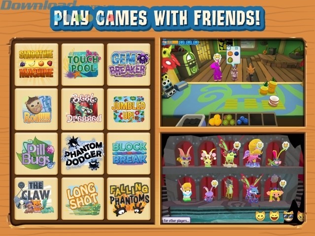 Chơi game cùng bạn bè đến từ khắp thế giới