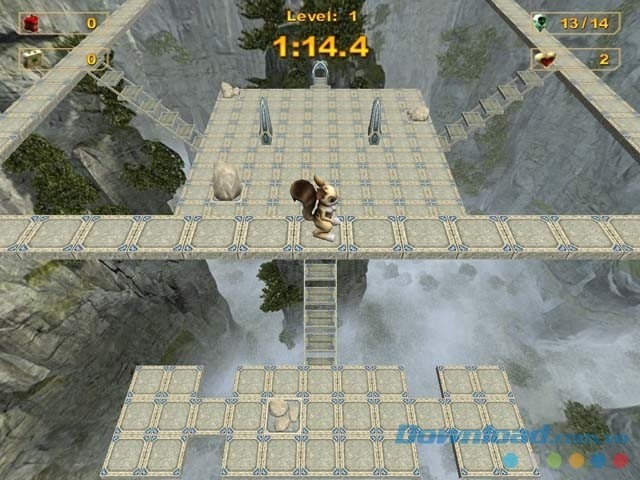 Animal Retreat có cấp độ khó tăng dần