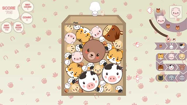 Animal Shake game có nhiều biến đổi sáng tạo về lối chơi