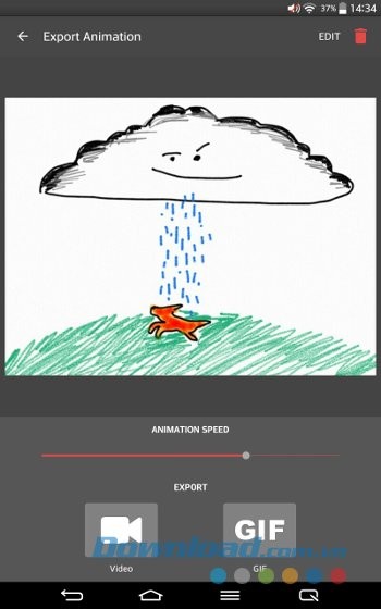 Hai tùy chọn lưu sản phẩm của Animatic