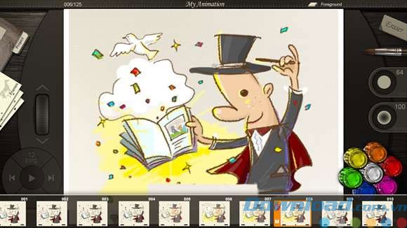 Bảng màu phong phú