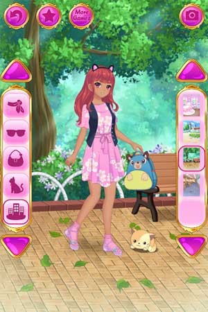 Anime Dress Up là game rất thích hợp với những người yêu thích văn hóa Nhật Bản