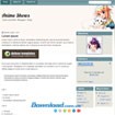 Anime Shows Blog Design Template