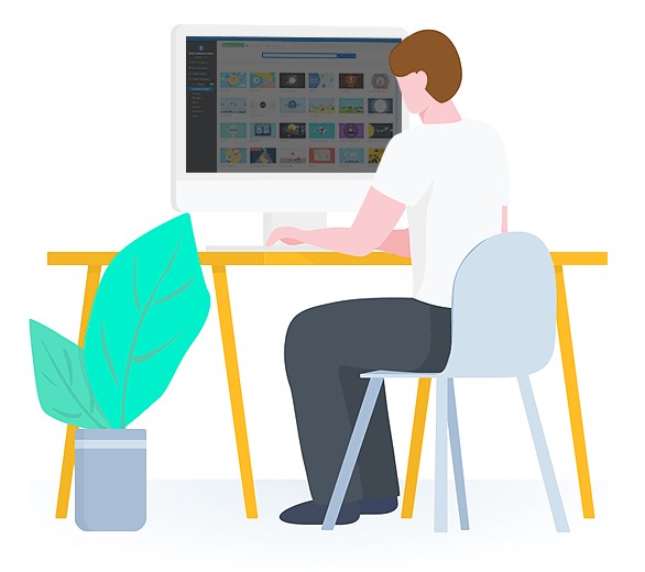 Animiz cung cấp sẵn nhiều mẫu template