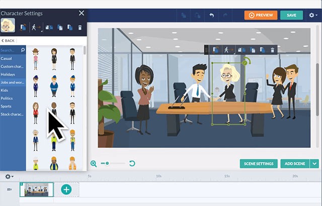 Sử dụng Animiz đơn giản và dễ dàng mà không cần kiến thức lập trình hay kinh nghiệm