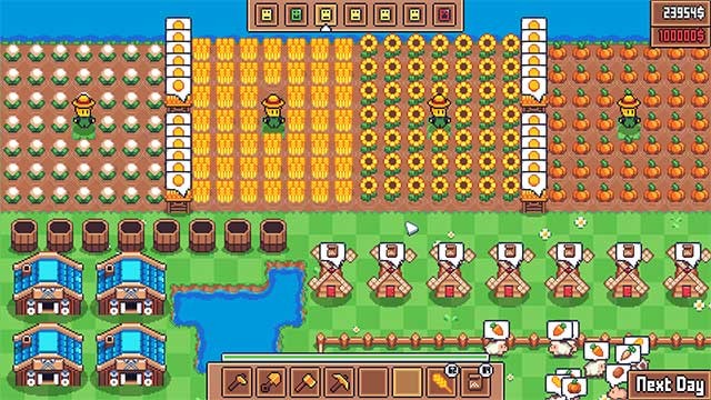 Another Farm Roguelike là game trồng trọt và quản lý nông trại đồ họa pixel 2D