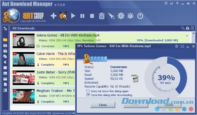 Tối ưu hóa tốc độ tải file dung lượng lớn