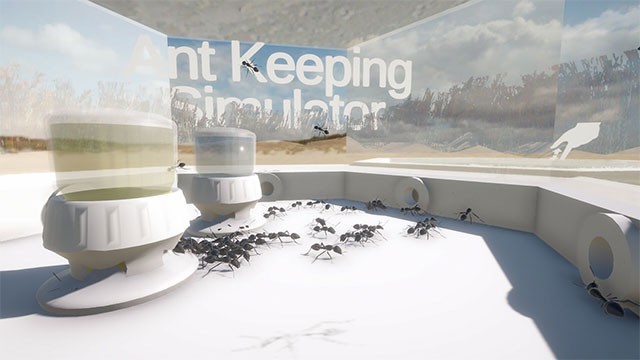 Hành vi của kiến được điều khiển bởi AI thông minh, với chuyển động cực kỳ chân thực