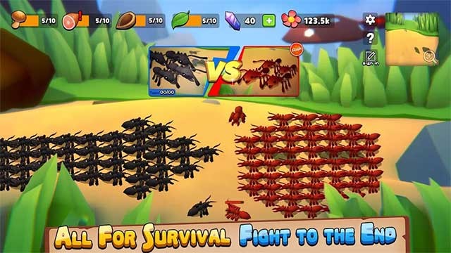 Ants: Kingdom Simulator 3D là game chiến thuật sinh tồn về loài kiến
