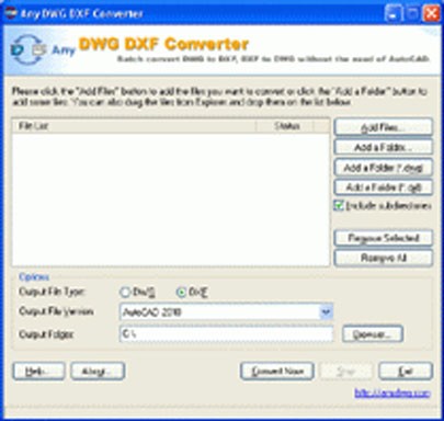 Any DWG DXF Converter