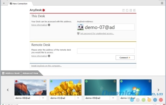 Phần mềm điều khiển máy tính từ xa tốt nhất AnyDesk cho Mac