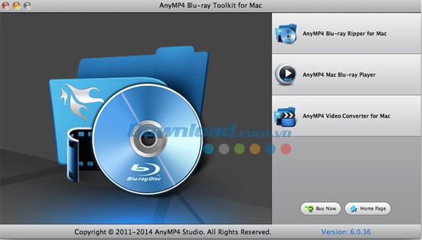 AnyMP4 Blu-ray Toolkit cho Mac