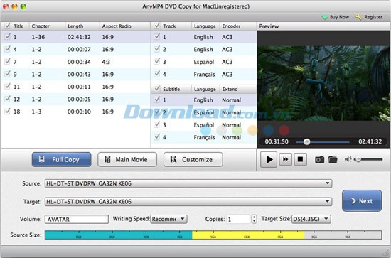 AnyMP4 DVD Copy for Mac
