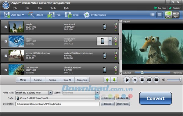 AnyMP4 iPhone 5 Video Converter