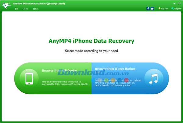 AnyMP4 iPhone Data Recovery
