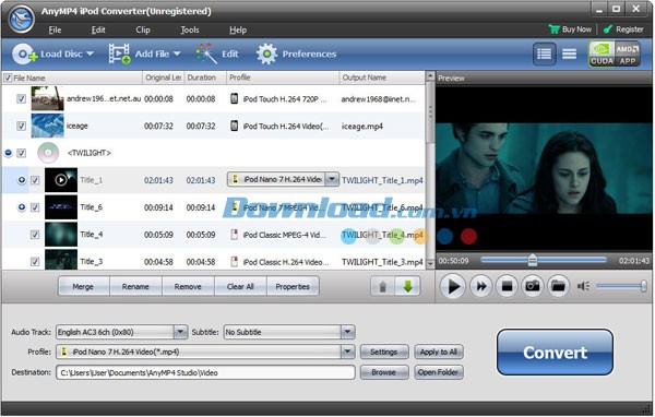 AnyMP4 iPod Converter