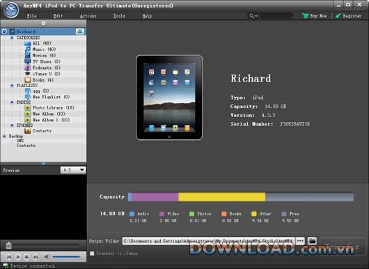 AnyMP4 iPod to PC Transfer Ultimate