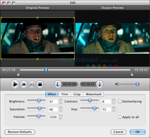 AnyMP4 Video Converter cho Mac