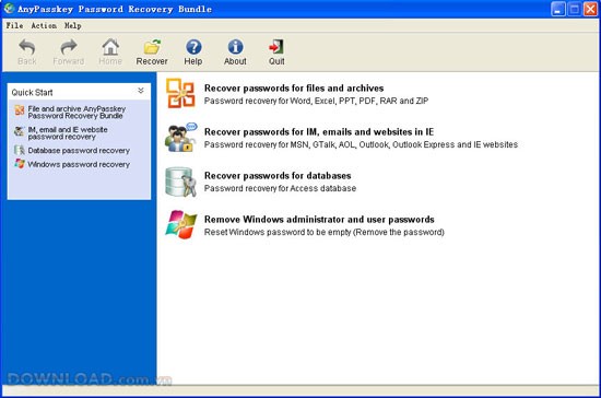 AnyPasskey Password Recovery Bundle