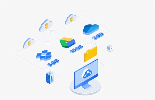 Kết hợp các dịch vụ lưu trữ đám mây miễn phí vào không gian sao lưu