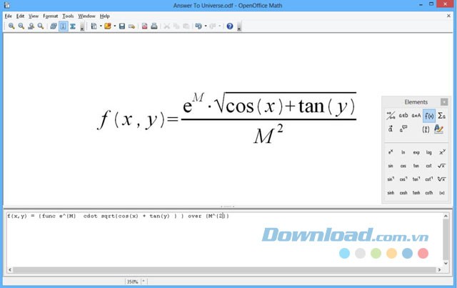 Làm việc với công thức toán trong Math
