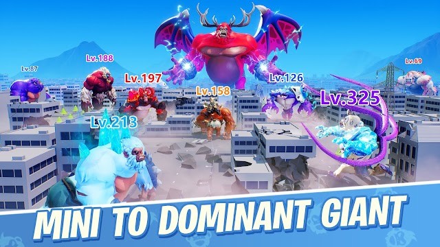 Lên cấp để thống trị các kẻ thù to lớn hơn
