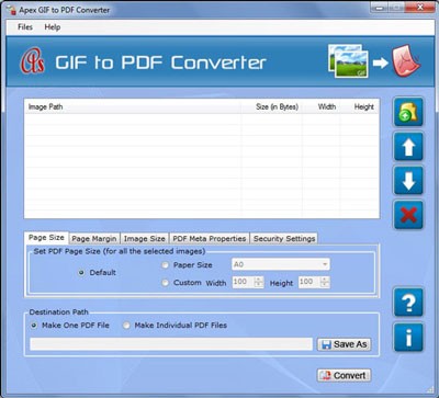 Apex GIF to PDF Converter