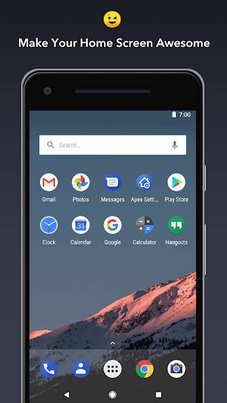 Apex Launcher cho Android cá nhân hóa màn hình chính