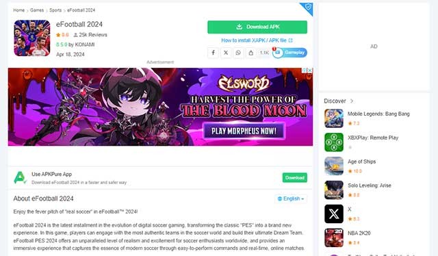 Tất cả các thao tác tải xuống trên APKPure.com đều trực tiếp và nhanh chóng