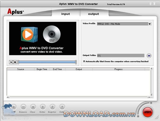 Aplus WMV to DVD Converter