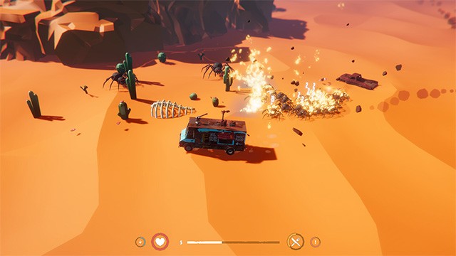 Cuộc chiến giữa xe tải bán đồ ăn di động với sinh vật đột biến đông đảo và nguy hiểm