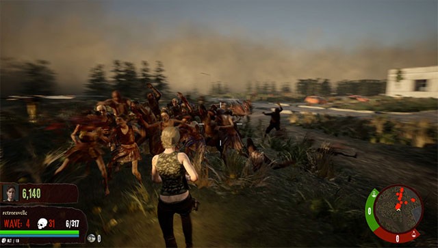 Lựa chọn 2 chế độ chơi khác nhau với làn sóng thây ma tấn công giới hạn hoặc vô tận