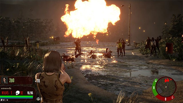 Game Apocalypse: Floodgate sở hữu đồ họa đẹp mắt với hiệu ứng cháy nổ, máu me chân thực