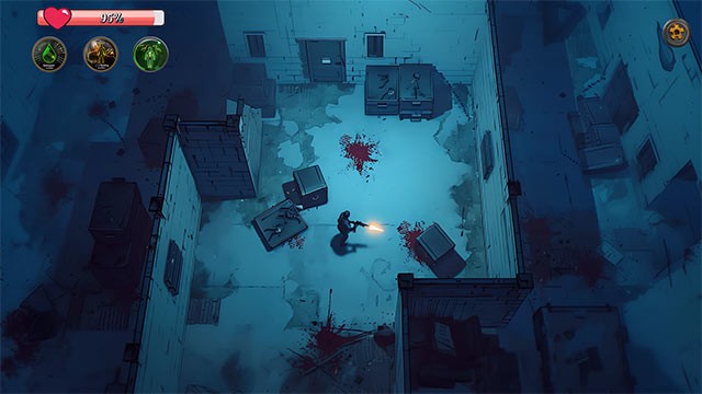 Chiến đấu với zombie, kẻ cướp và động vật hoang dã trong Apocalyptic Shadow game